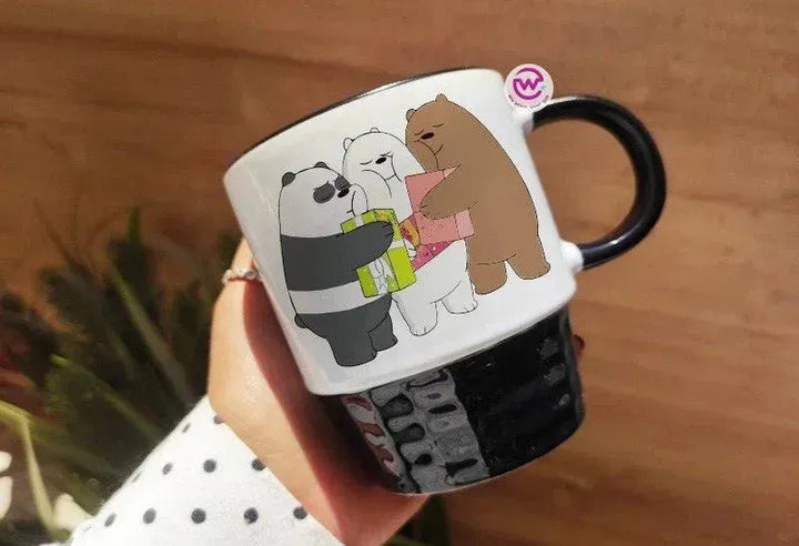 Ribbed Mug - Black - We bear bears - WE PRINT