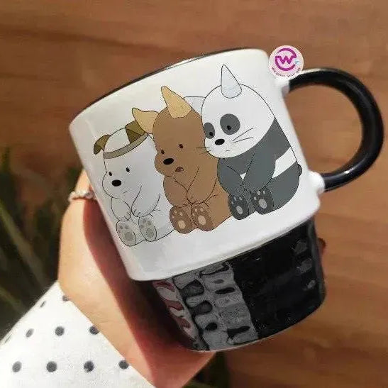 Ribbed Mug - Black - We bear bears - WE PRINT