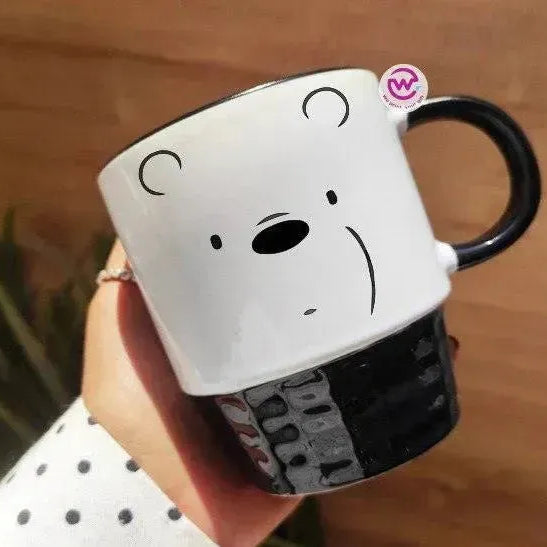 Ribbed Mug - Black - We bear bears - WE PRINT