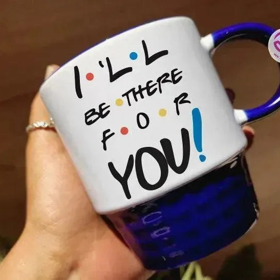 Ribbed Mug - Dark Blue - Friends - WE PRINT