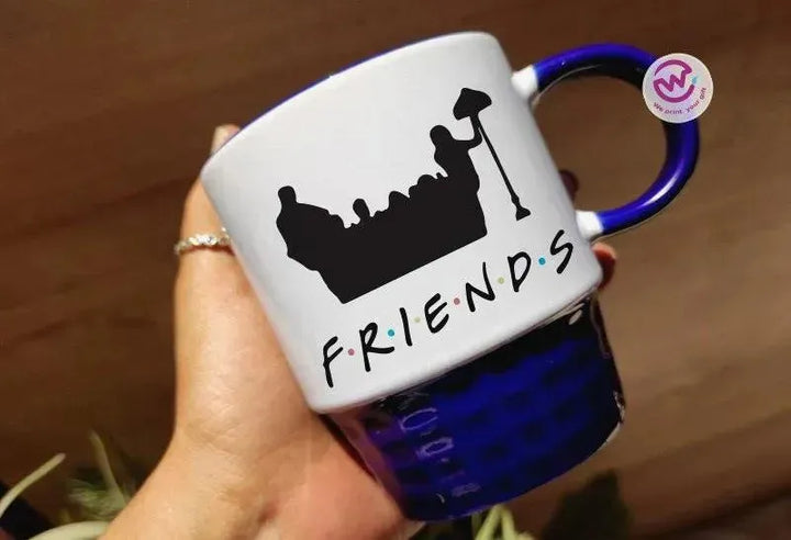 Ribbed Mug - Dark Blue - Friends - WE PRINT