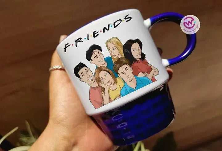 Ribbed Mug - Dark Blue - Friends - WE PRINT