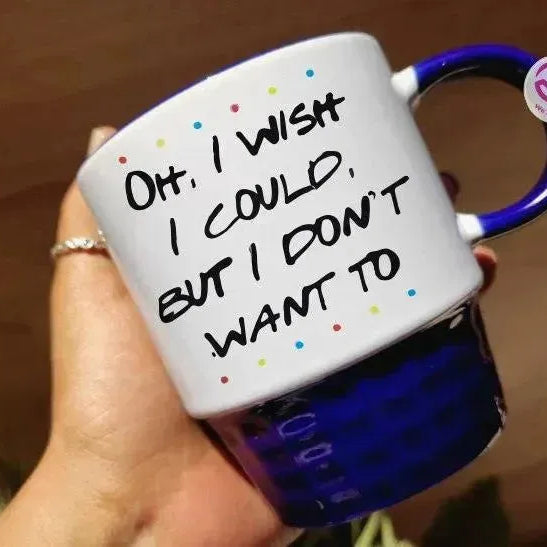 Ribbed Mug - Dark Blue - Friends - WE PRINT