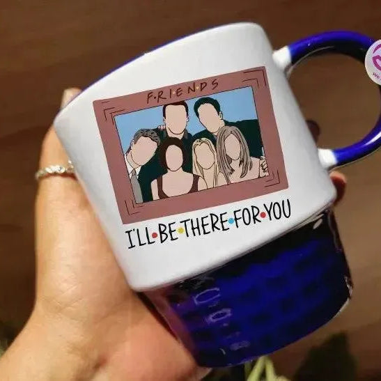 Ribbed Mug - Dark Blue - Friends - WE PRINT