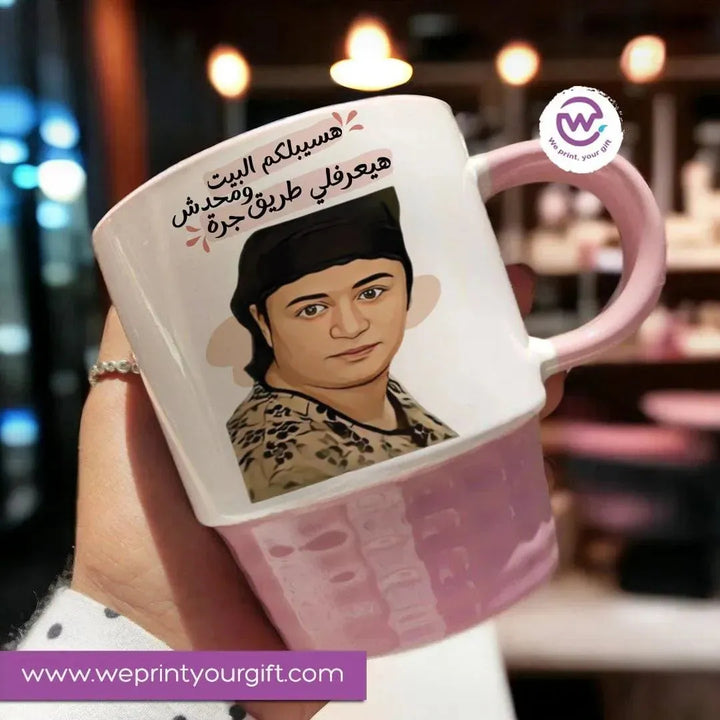 Ribbed Mug -Mother's Day- comics-A - WE PRINT