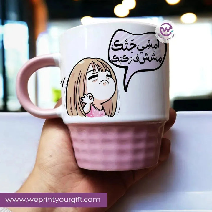 Ribbed Mug -Mother's Day- comics - WE PRINT