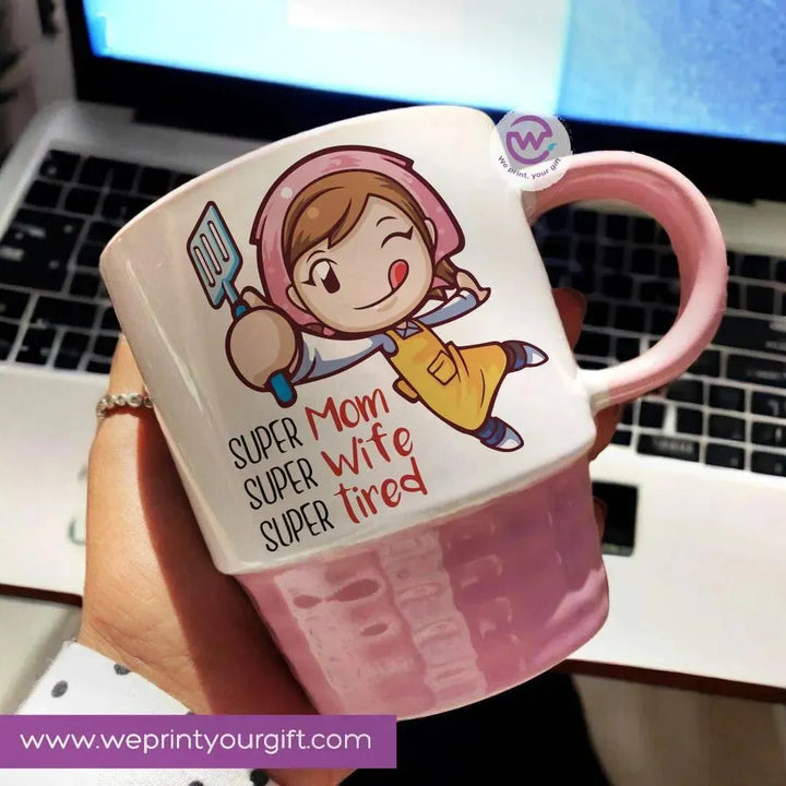 Ribbed Mug -Mother's Day - WE PRINT