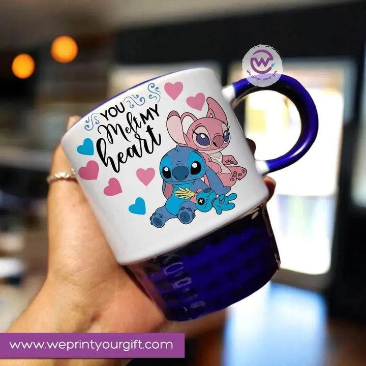 Ribbed Mug - Stitch (Lilo & Stitch) - WE PRINT