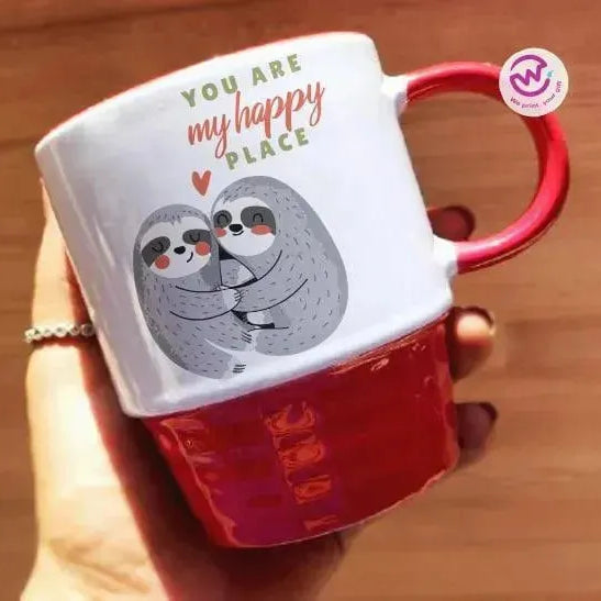 Ribbed Mug - Valentine's Day-love is .... - WE PRINT
