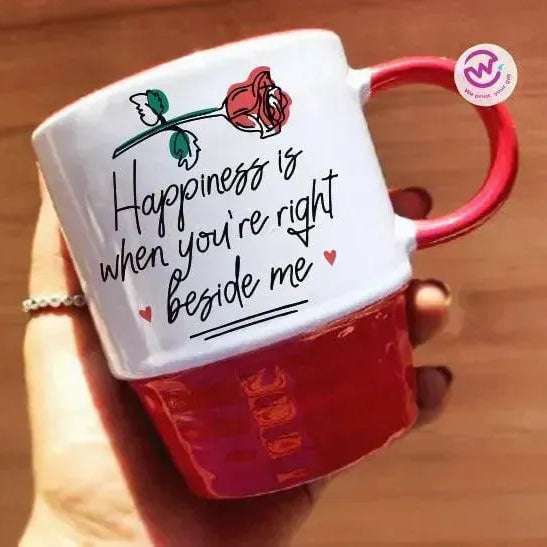 Ribbed Mug - Valentine's Day-love is .... - WE PRINT