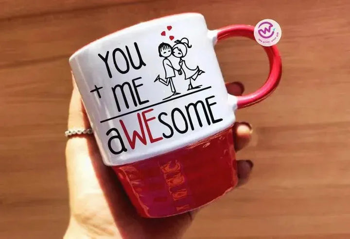 Ribbed Mug - Valentine's Day-love is .... - WE PRINT