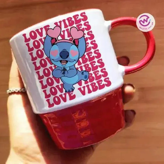 Ribbed Mug - Valentine's Day-love is .... - WE PRINT