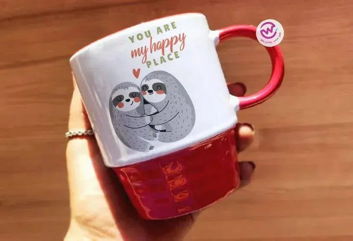 Ribbed Mug - Valentine's Day-love is .... - WE PRINT