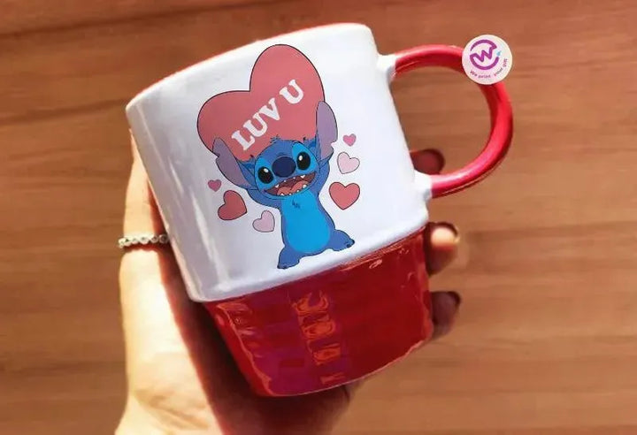 Ribbed Mug - Valentine's Day-love is .... - WE PRINT