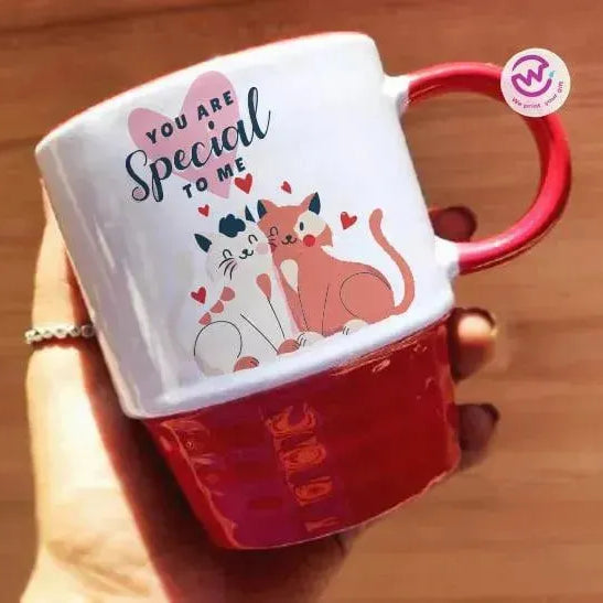 Ribbed Mug - Valentine's Day-love is .... - WE PRINT