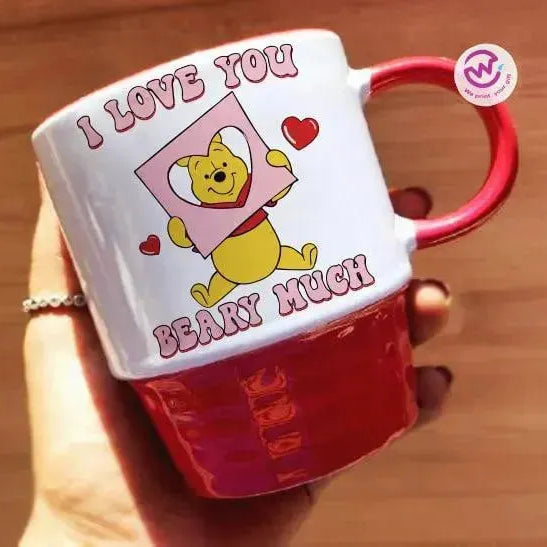 Ribbed Mug - Valentine's Day-love is .... - WE PRINT