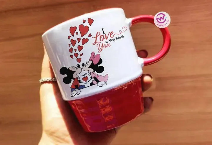 Ribbed Mug - Valentine's Day-love is .... - WE PRINT