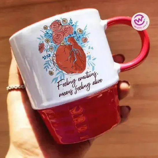 Ribbed Mug - Valentine's Day-love is .... - WE PRINT