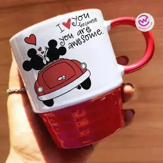 Ribbed Mug - Valentine's Day-love is .... - WE PRINT