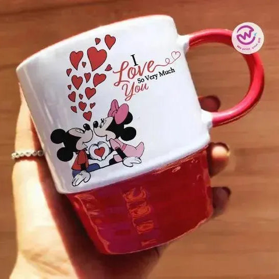 Ribbed Mug - Valentine's Day-love is .... - WE PRINT