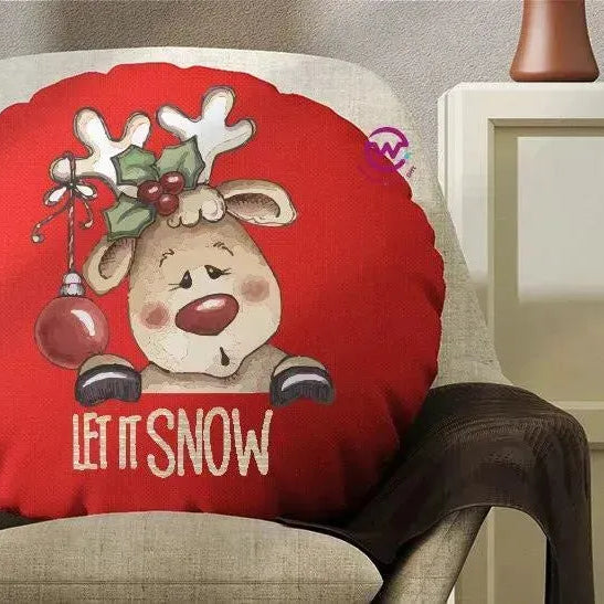 Round Cushion -Christmas 2024 - WE PRINT