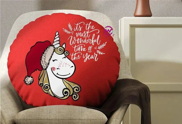 Round Cushion -Christmas 2024 - WE PRINT