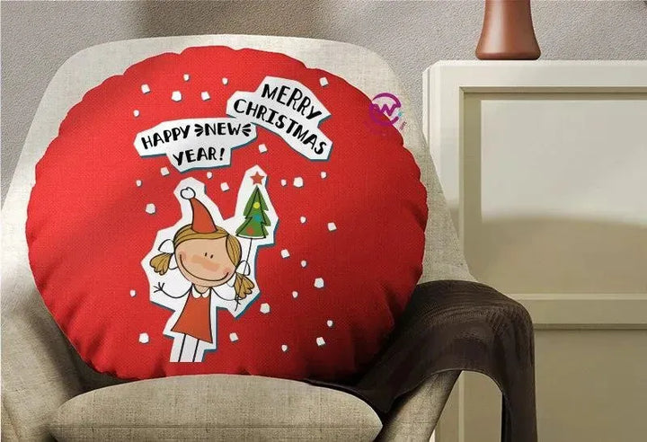 Round Cushion -Christmas 2024 - WE PRINT