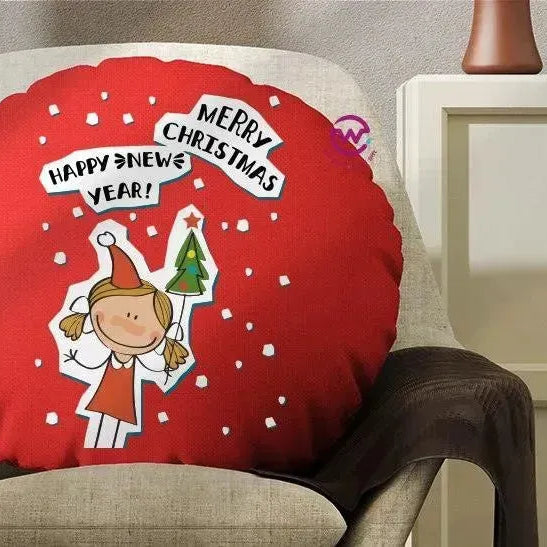 Round Cushion -Christmas 2024 - WE PRINT