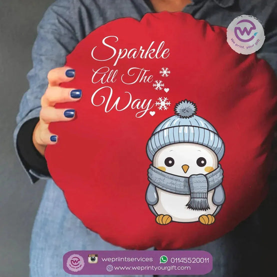 Round Cushion-Christmas Designs - WE PRINT