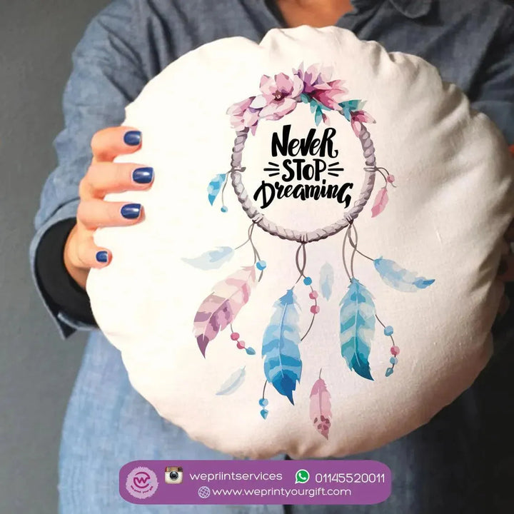 Round Cushion -Dream Catcher - WE PRINT