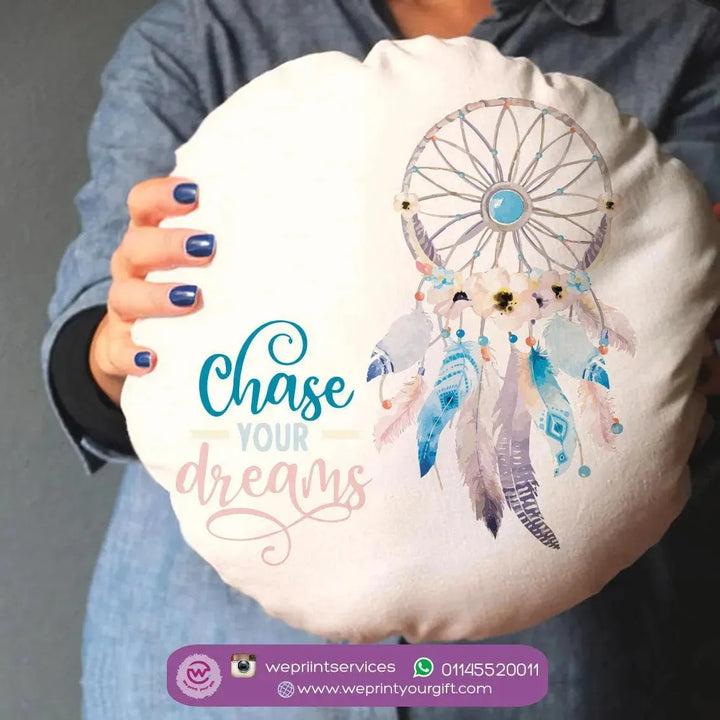 Round Cushion -Dream Catcher - WE PRINT