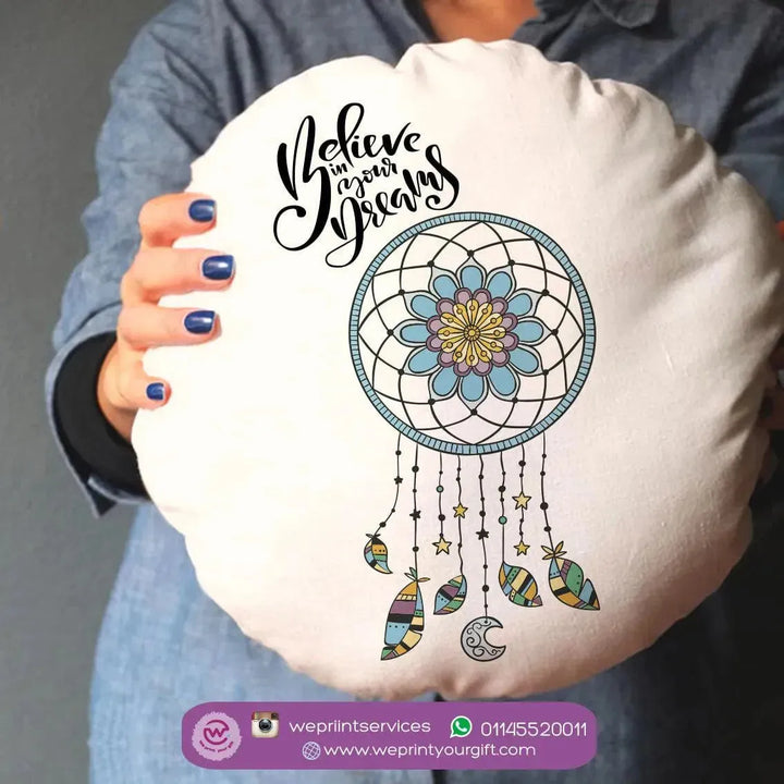 Round Cushion -Dream Catcher - WE PRINT