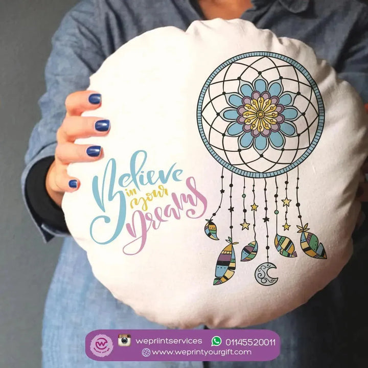 Round Cushion -Dream Catcher - WE PRINT