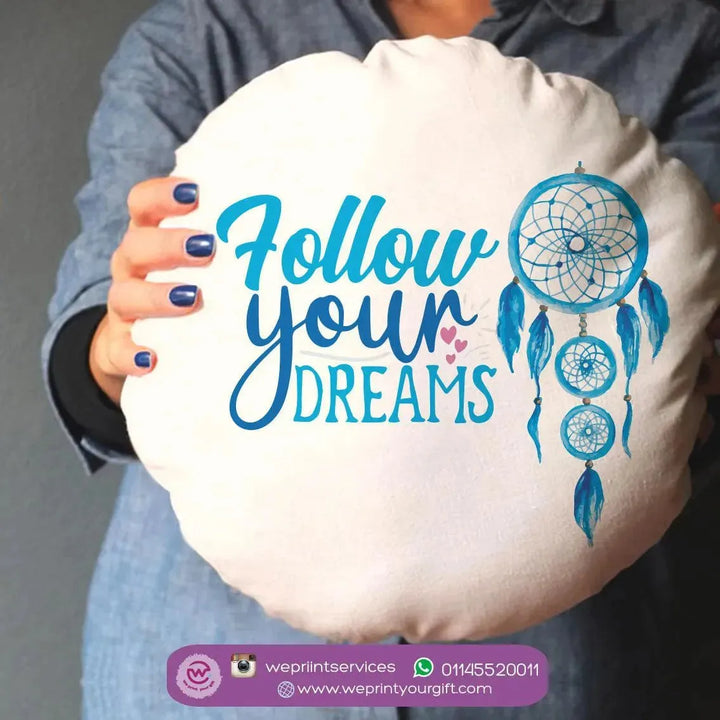 Round Cushion -Dream Catcher - WE PRINT