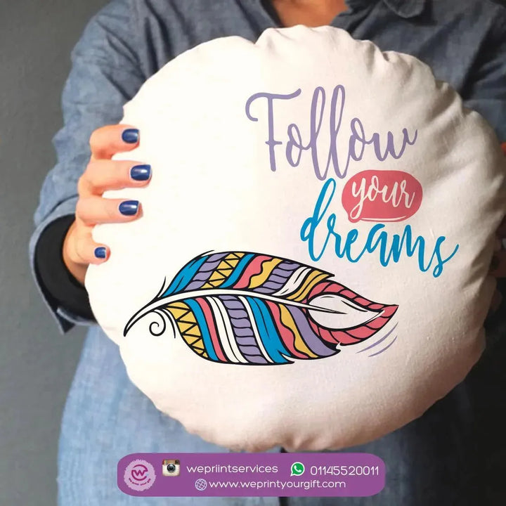 Round Cushion -Dream Catcher - WE PRINT