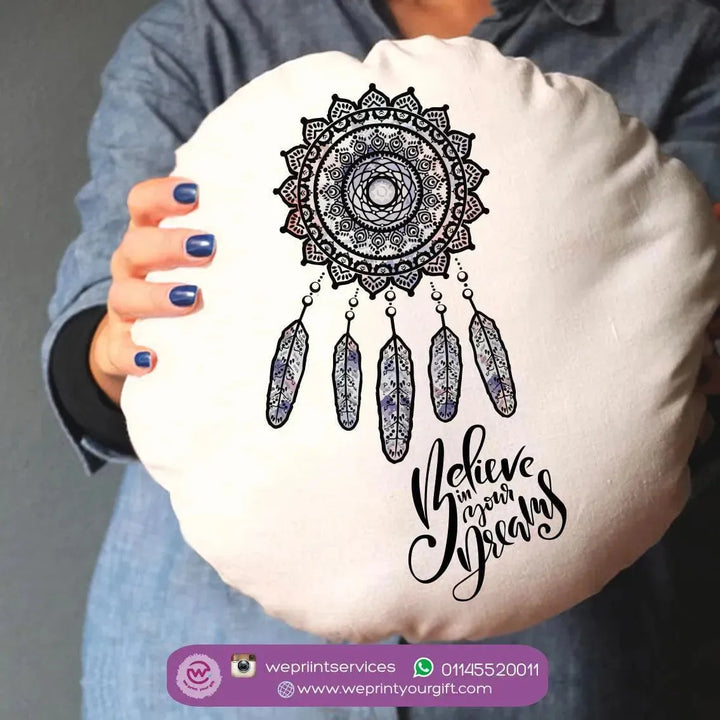 Round Cushion -Dream Catcher - WE PRINT