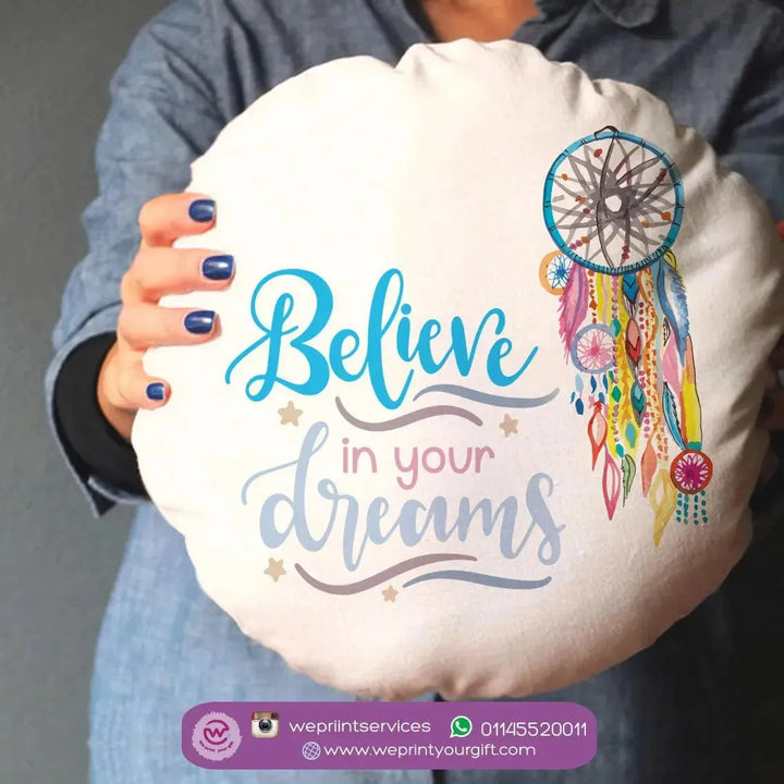 Round Cushion -Dream Catcher - WE PRINT