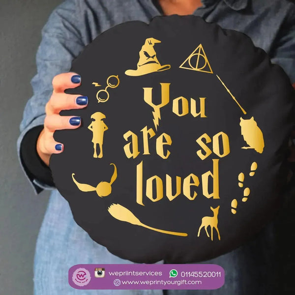 Round Cushion -Harry Potter - WE PRINT