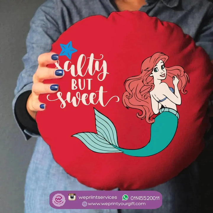 Round Cushion -Mermaid - WE PRINT