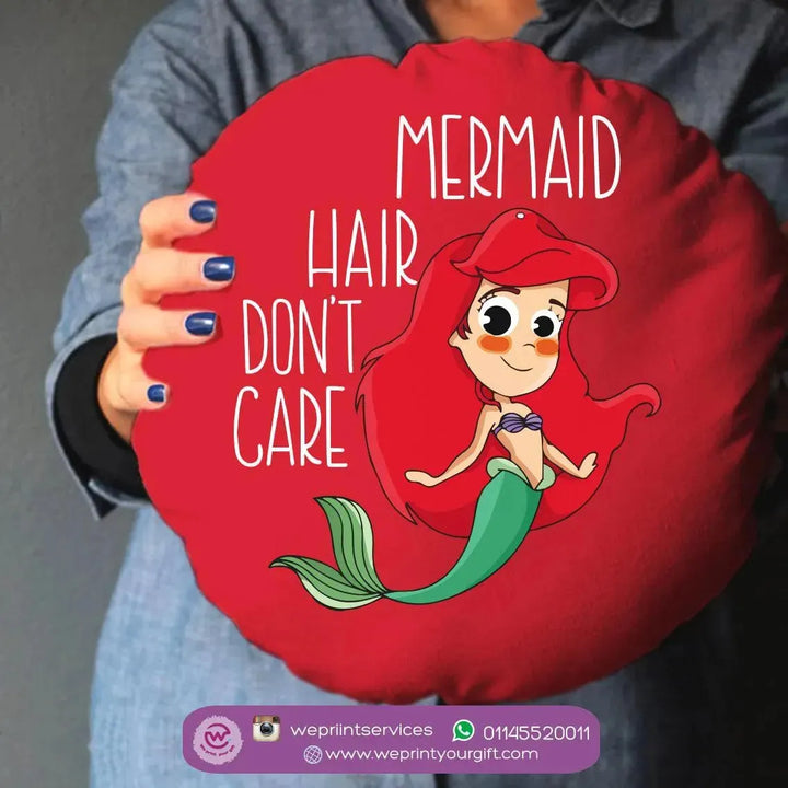 Round Cushion -Mermaid - WE PRINT