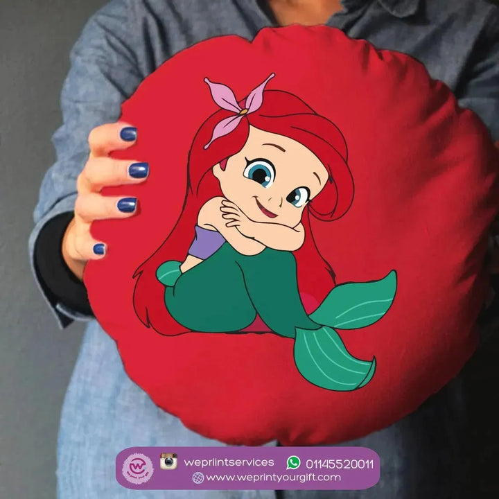 Round Cushion -Mermaid - WE PRINT