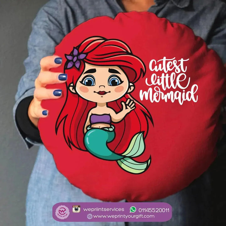 Round Cushion -Mermaid - WE PRINT