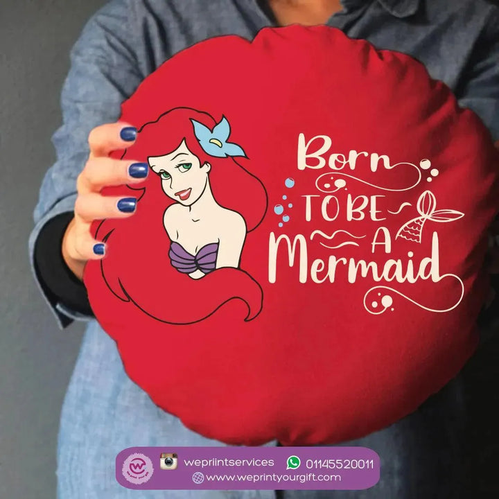 Round Cushion -Mermaid - WE PRINT