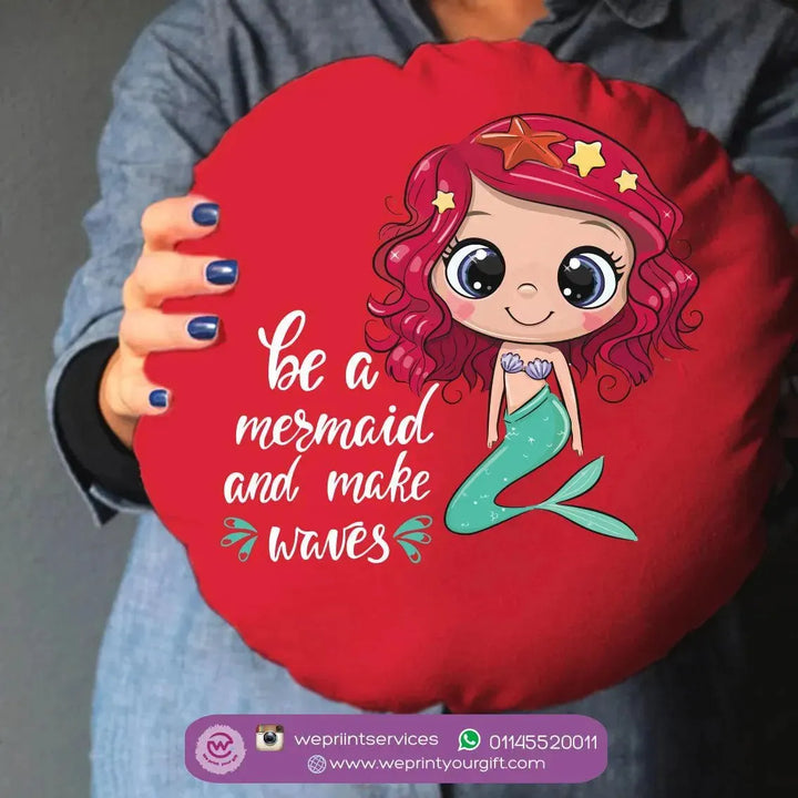 Round Cushion -Mermaid - WE PRINT