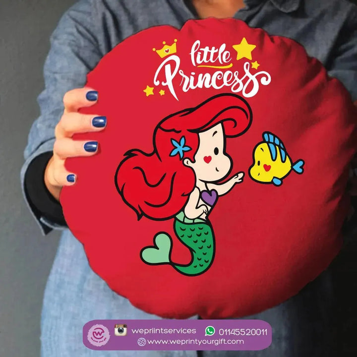 Round Cushion -Mermaid - WE PRINT