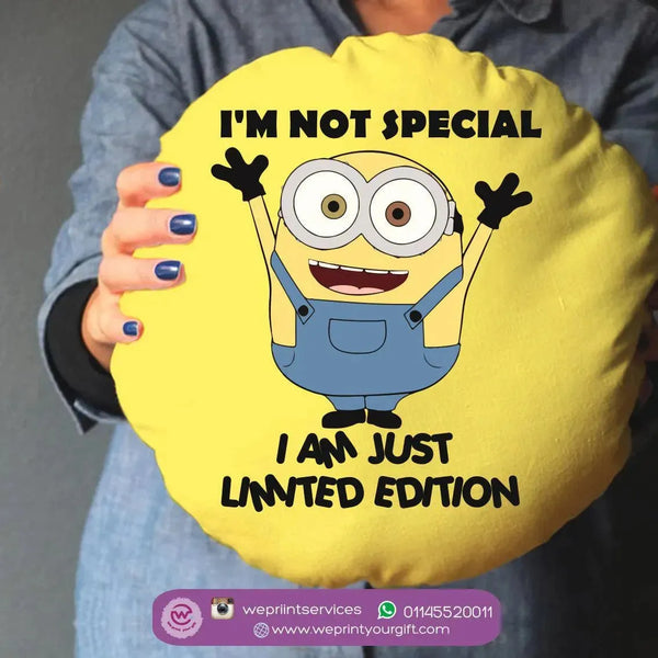 Round Cushion -Minions - WE PRINT