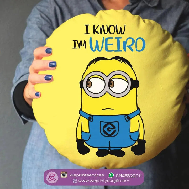 Round Cushion -Minions - WE PRINT