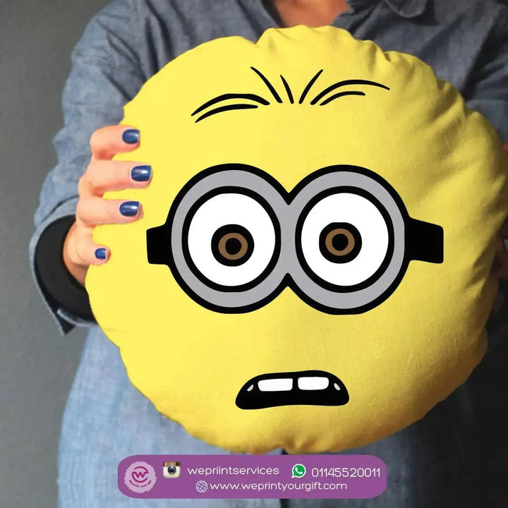 Round Cushion -Minions - WE PRINT