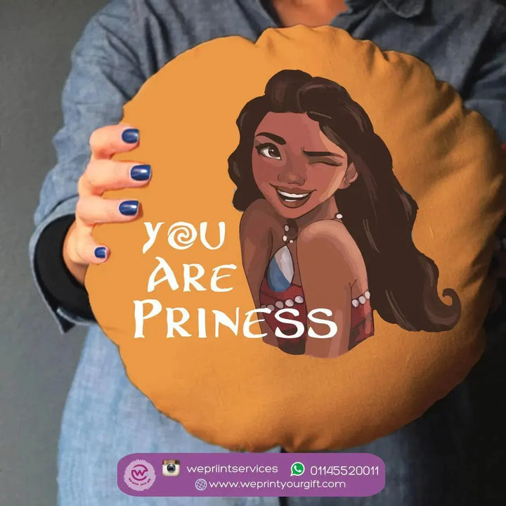 Round Cushion -Moana - WE PRINT