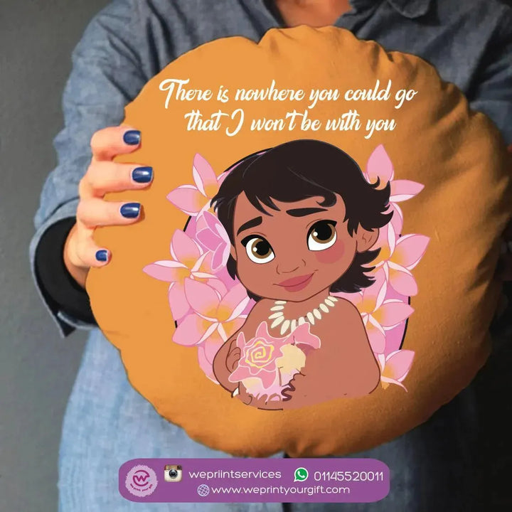 Round Cushion -Moana - WE PRINT